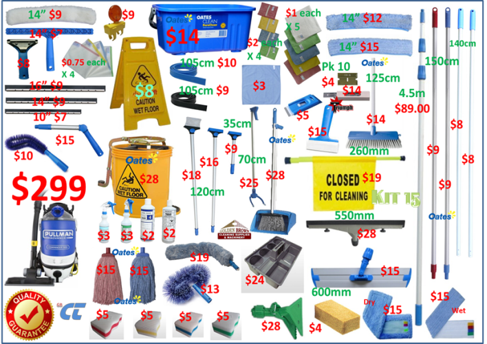 Cleaning Equipment Kit 15 Kit 15
